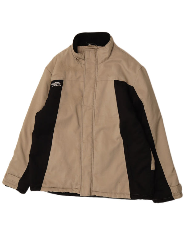 Giacca a vento da donna Umbro UK 44 2XL Nylon color block beige