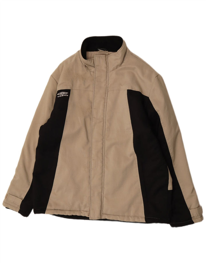 Giacca a vento da donna Umbro UK 44 2XL Nylon color block beige