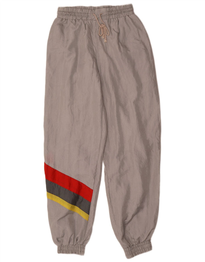 Pantaloni da tuta vintage da uomo Joggers Poliammide color block grigio medio
