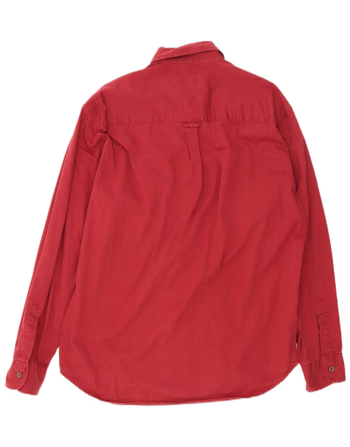 Camicia Carrera Uomo Large Borgogna Cotone