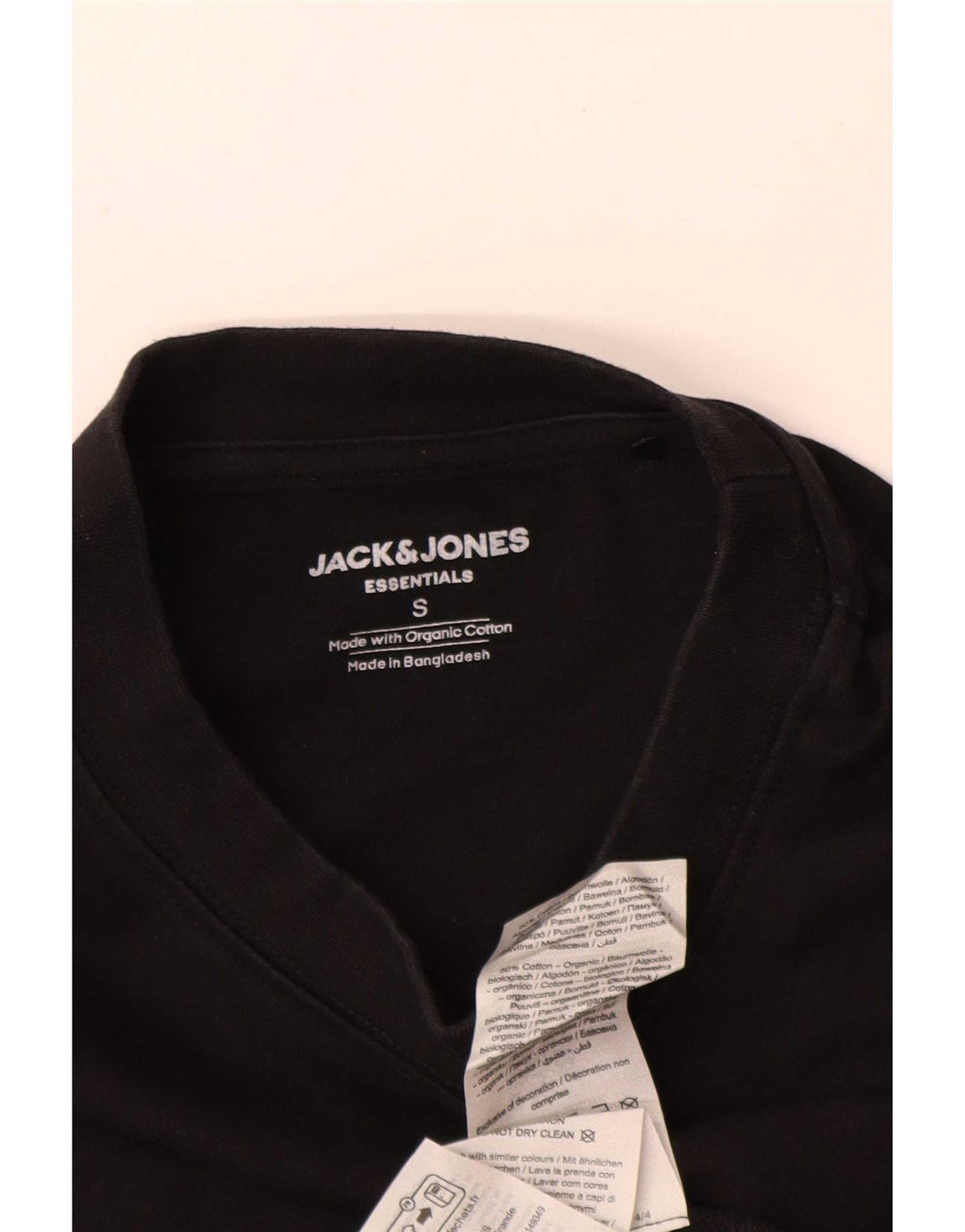 T-shirt ampia da uomo Jack & Jones, vestibilità ampia, piccola, nera