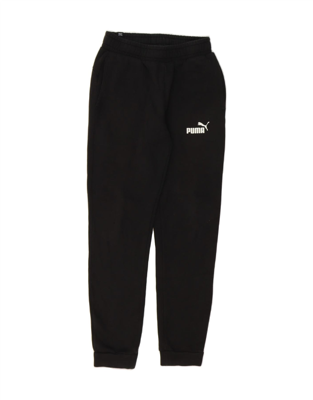 PUMA Mens Tracksuit Trousers Joggers Small  Black Cotton Vintage Puma and Second-Hand Puma from Messina Hembry 