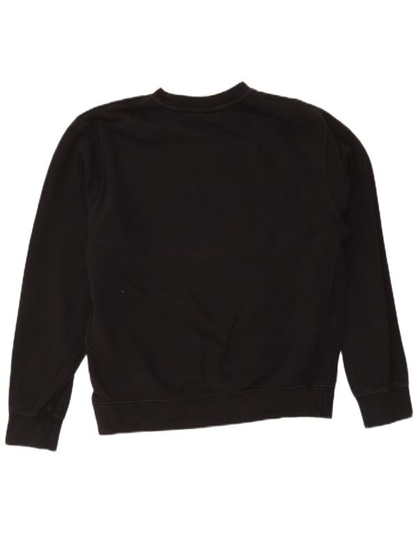 Felpa Nike Uomo Maglia Media Cotone Nero