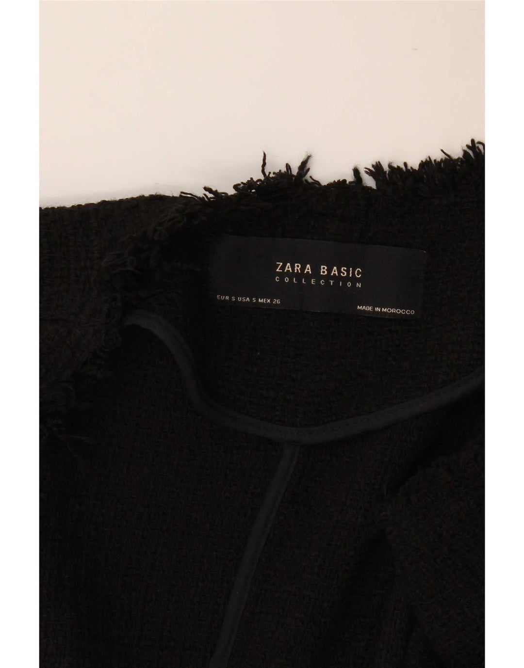 Giacca blazer aperta da donna Zara UK 10 piccola nera