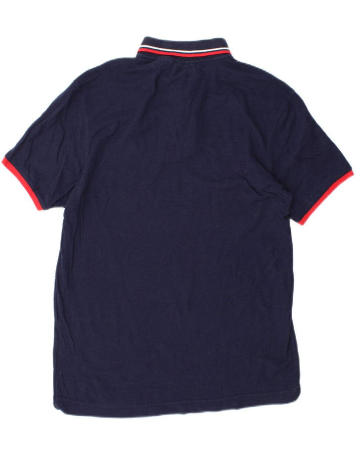 Polo da uomo FILA grande in cotone blu navy