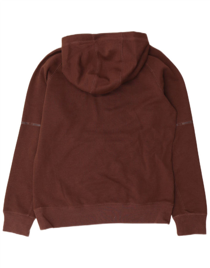Maglione con cappuccio da uomo Superdry piccolo in cotone marrone