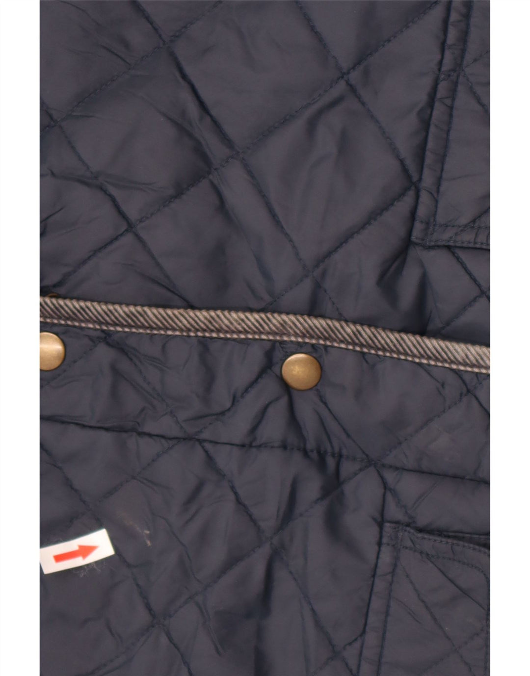 Giacca trapuntata con cappuccio da donna Jack Wills UK 8 piccola in nylon blu navy