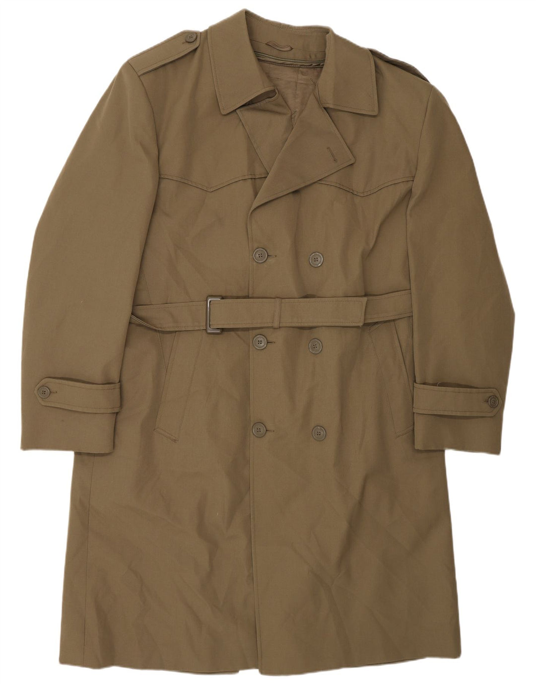 Trench da uomo vintage IT 50 grande color kaki