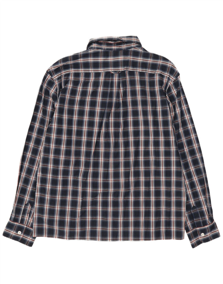 Camicia Timberland da uomo con vestibilità regolare, motivo a quadri blu navy medio