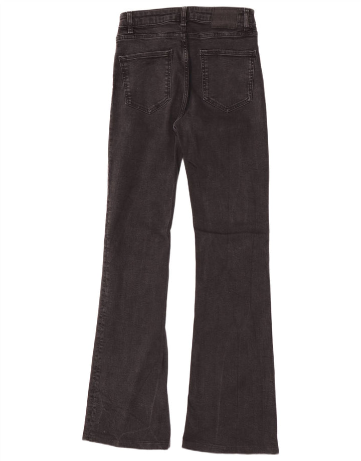 Jeans svasati da donna Zara EU 38 piccoli W28 L32 neri