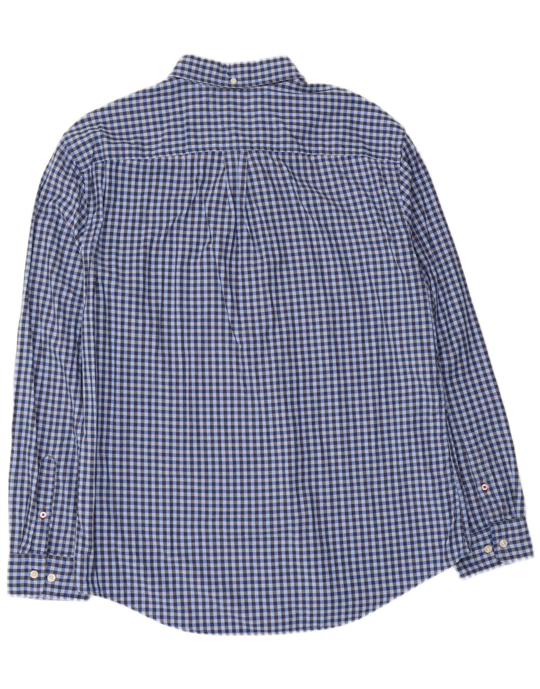 Camicia da uomo Tommy Hilfiger XL in cotone a quadretti blu