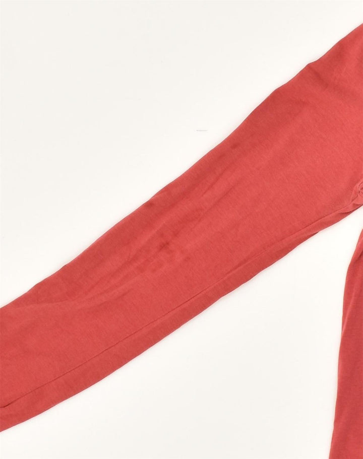 MASSIMO DUTTI Womens Top Long Sleeve UK 10 Small Red Polyester | Vintage Massimo Dutti | Thrift | Second-Hand Massimo Dutti | Used Clothing | Messina Hembry 