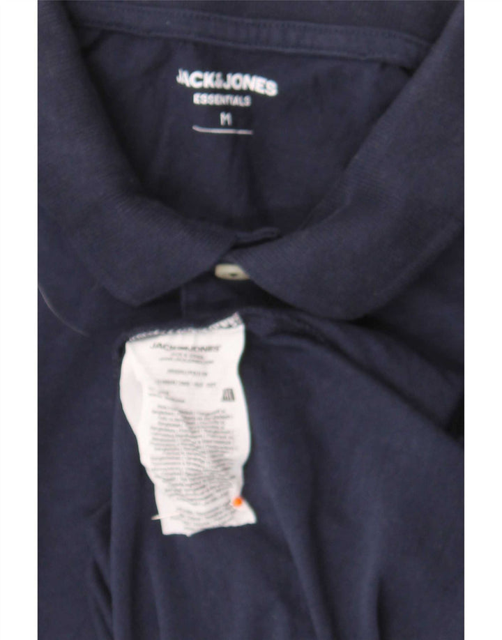 Polo da uomo Jack & Jones in cotone blu navy medio