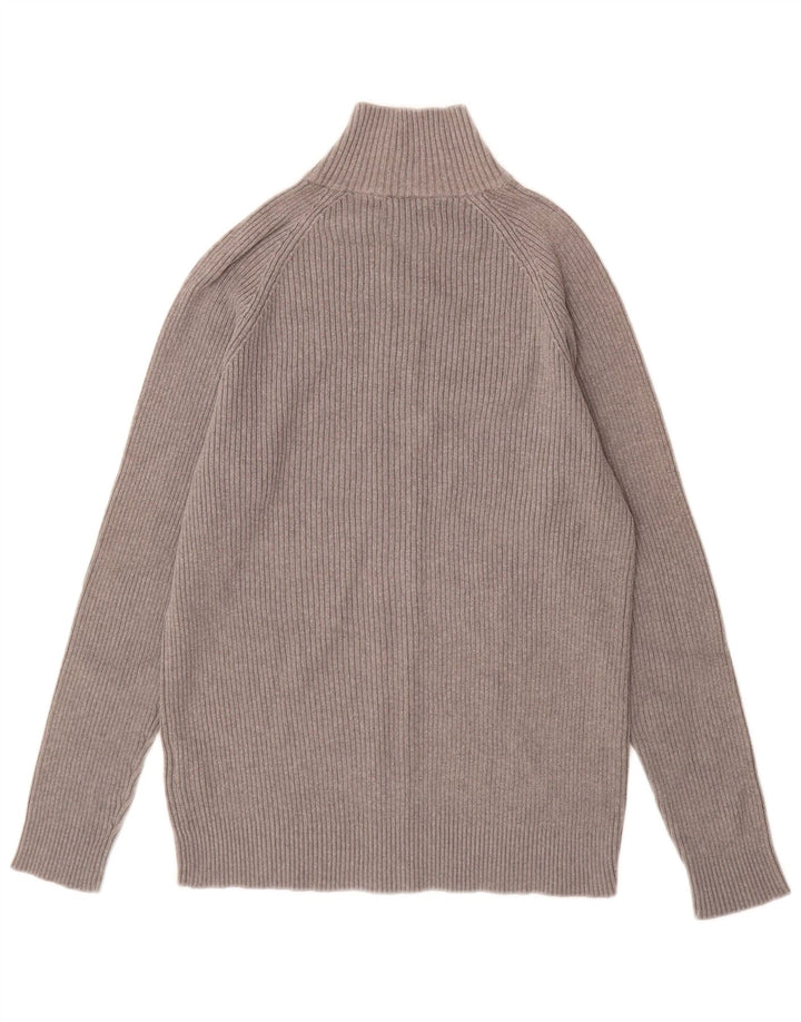 Maglione cardigan da uomo Jack & Jones in cotone grigio medio