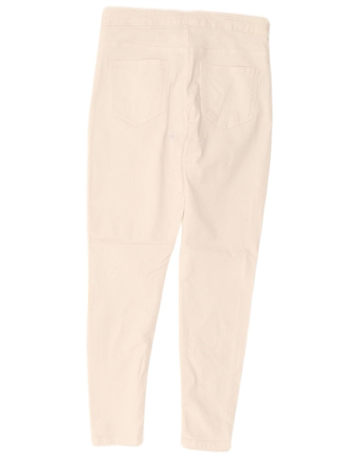 Jeans skinny regolari da donna Marks & Spencer UK 14 medio W30 L27 bianco