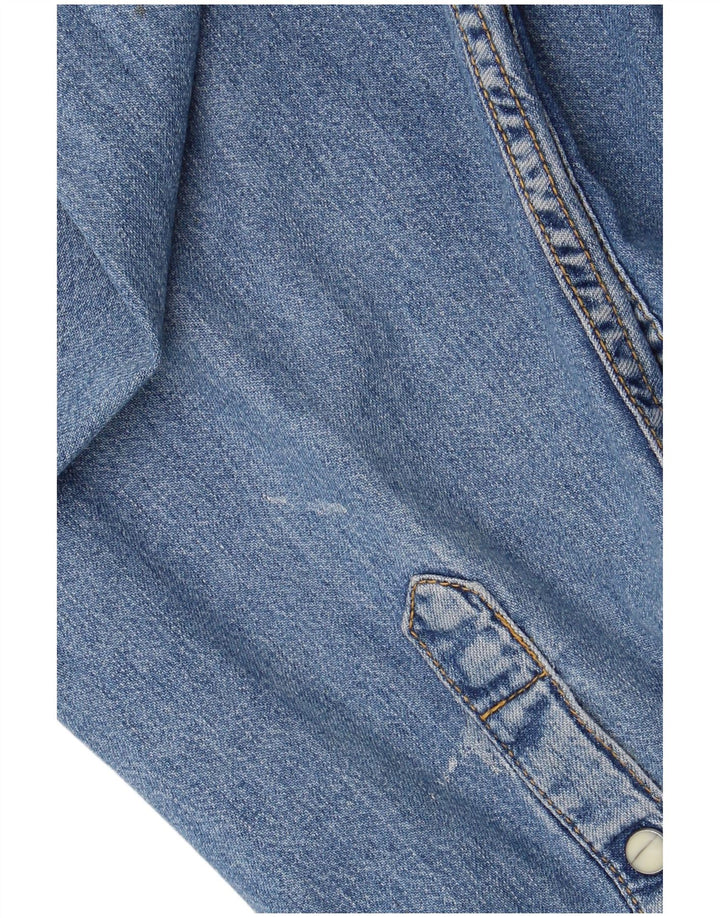 Camicia di jeans da uomo Lee XL in cotone blu