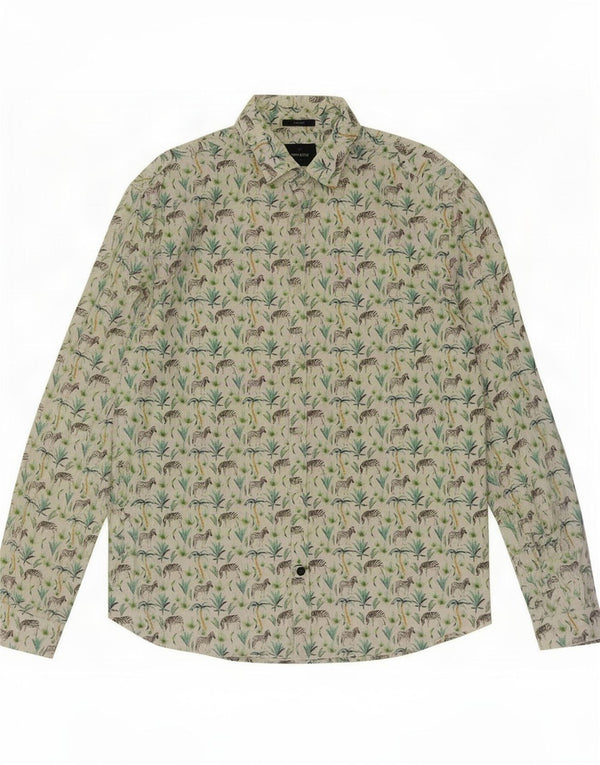 Camicia slim fit da uomo White Stuff XL in cotone floreale