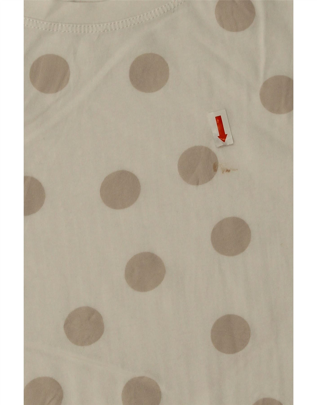 T-shirt Zara da donna Top UK 14 a pois bianchi medi