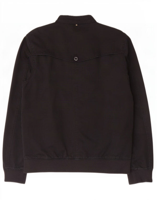 Giubbotto bomber da uomo Pretty Green UK 40 grande cotone nero