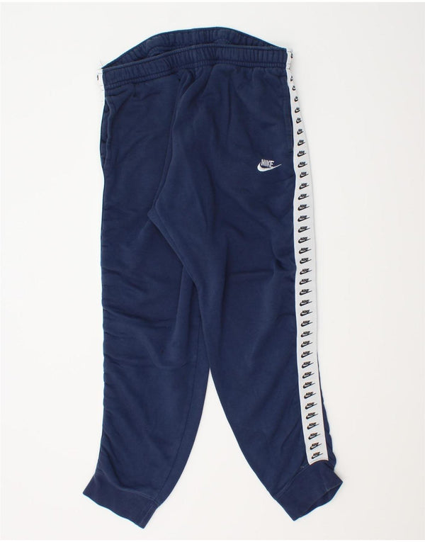 NIKE Pantaloni da tuta con grafica da uomo Joggers Large Blu navy Colourblock