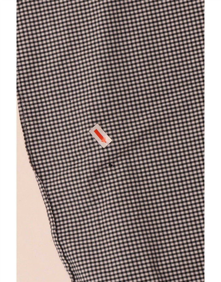 Camicia Ralph Lauren da uomo dalla vestibilità classica, grande in cotone a quadretti nero