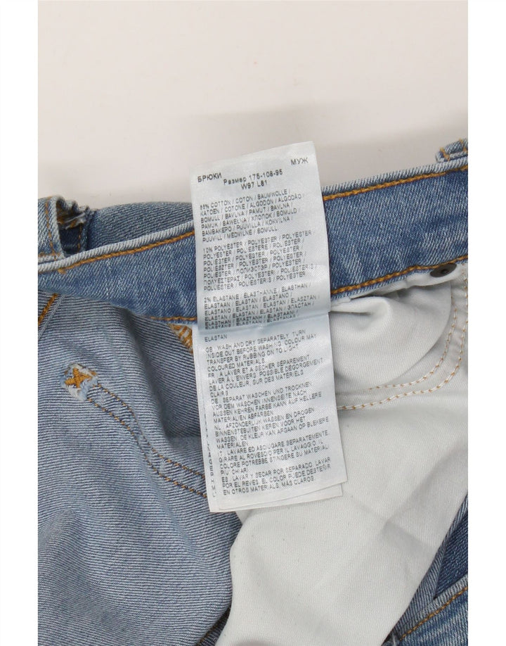 Jeans slim da uomo Lee Rider W38 L32 in cotone blu
