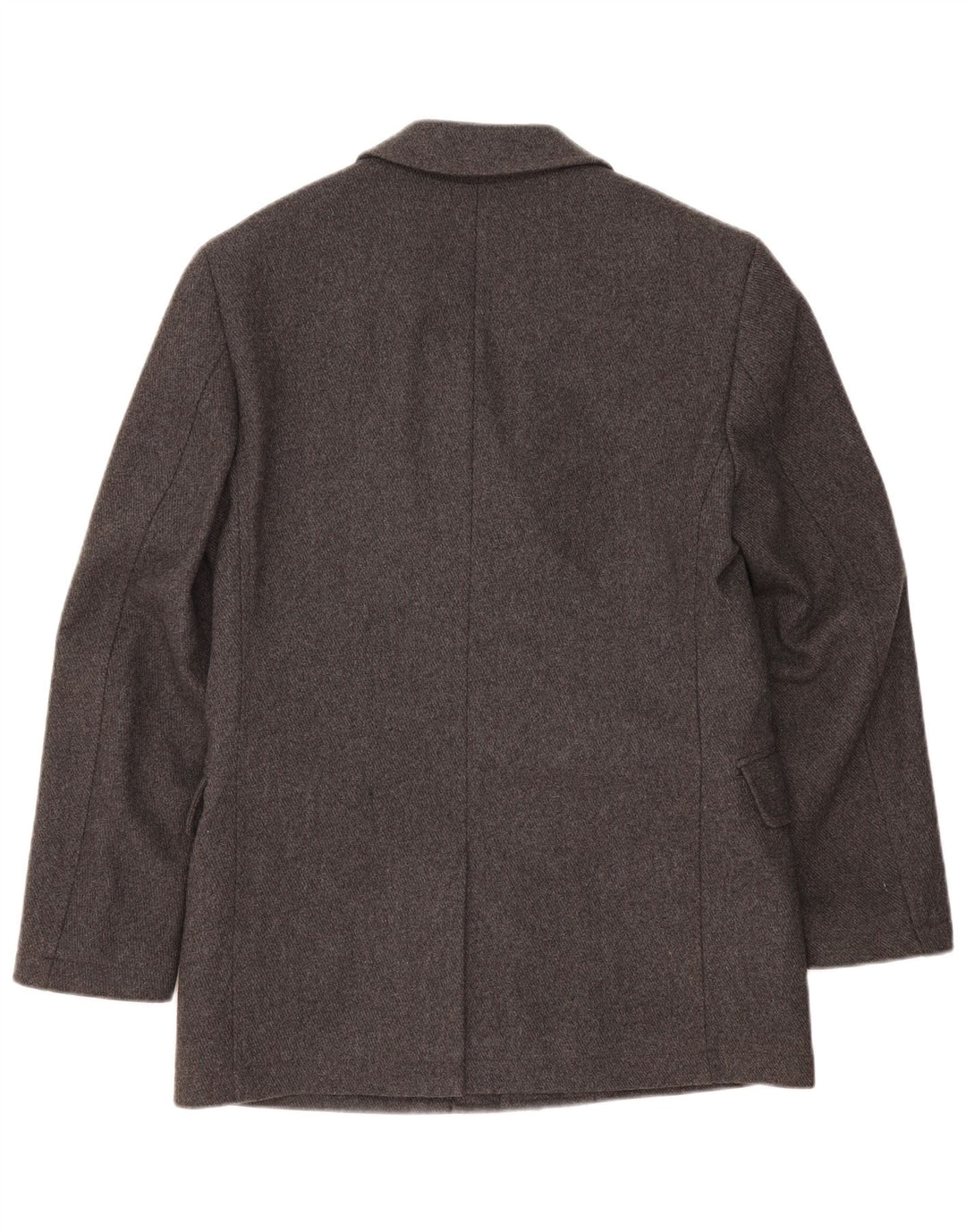 Giacca blazer da uomo a 4 bottoni EDC UK 38 lana grigio medio