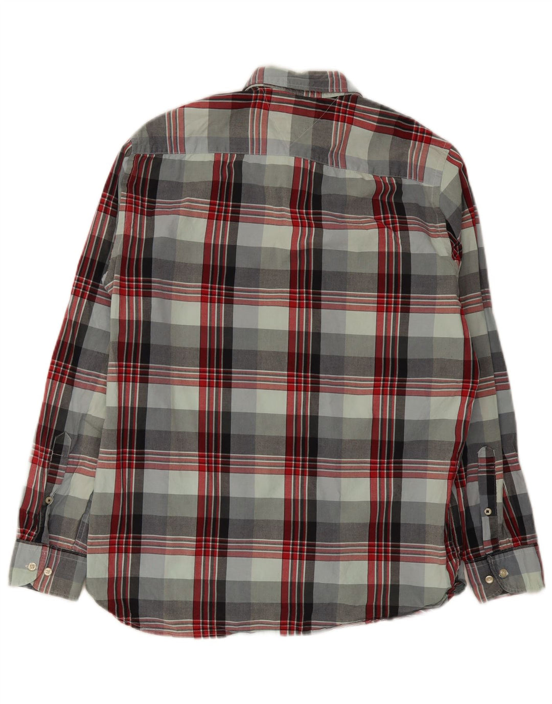 Camicia da uomo Regular Fit Tommy Hilfiger Large in cotone a quadri multicolore