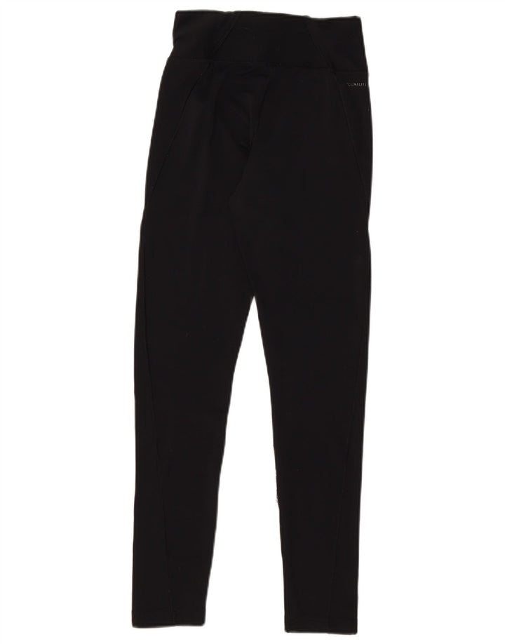 Leggings ADIDAS Climalite da donna UK 4/6 XS Poliestere nero
