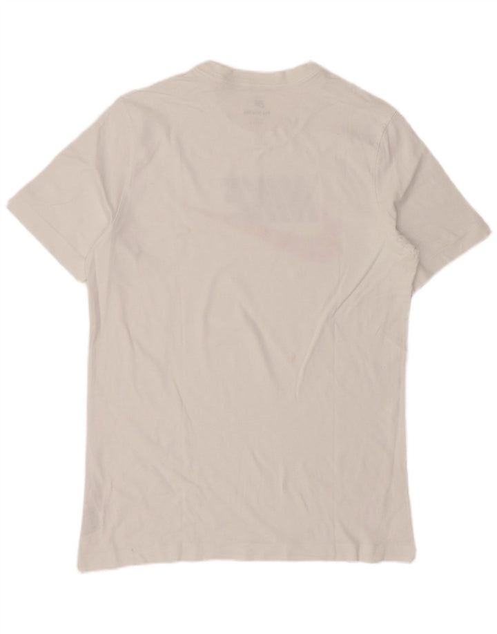 T-shirt grafica da uomo Nike Top grande in cotone bianco