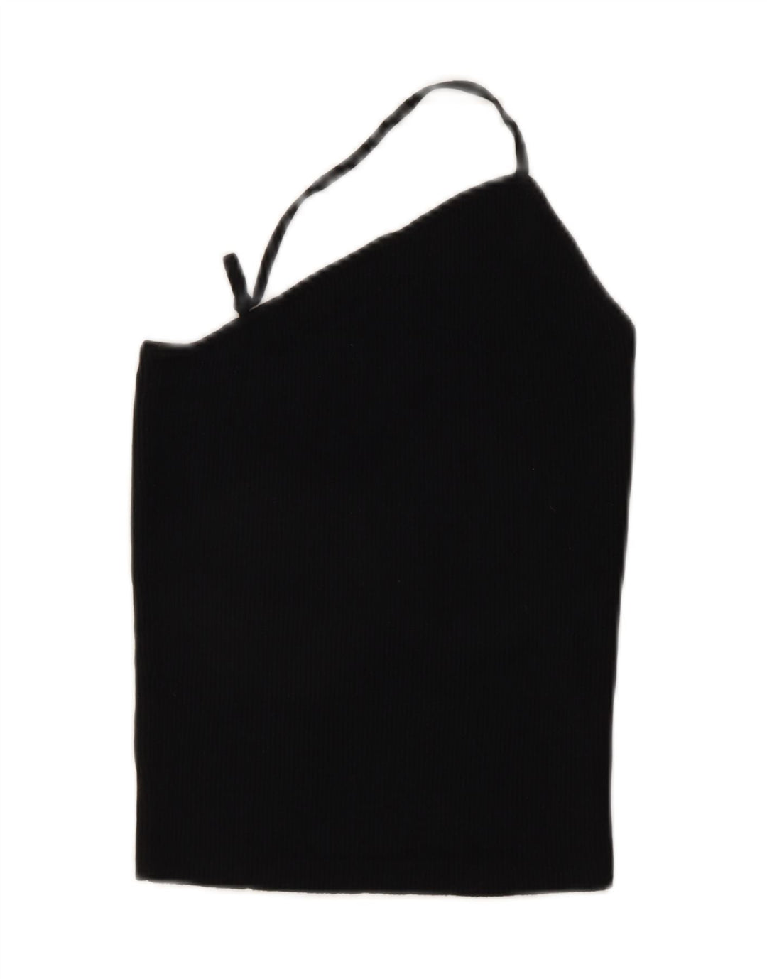 Top corto da donna con spalle scoperte Zara UK 8 piccolo in viscosa nera