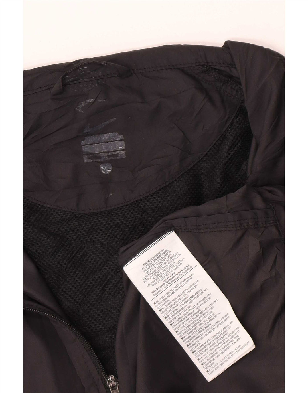 Giacca da ginnastica da uomo Nike XL nera in poliestere