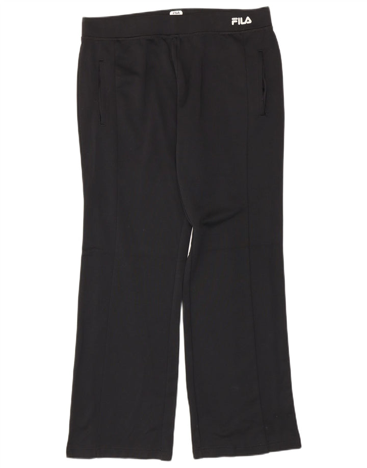 Pantaloni da tuta da donna Fila UK 16 Large Nero Poliestere