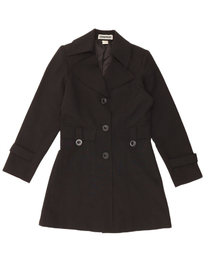 Trench da donna Trend UK 10 piccolo poliestere nero