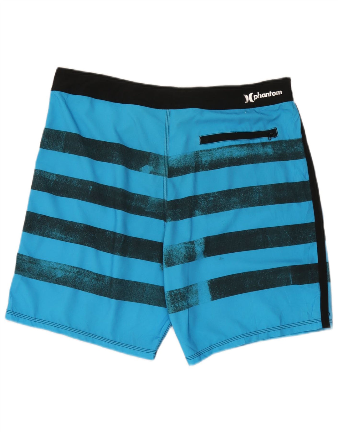 Pantaloncini da bagno Hurley Phantom da uomo grandi a righe blu