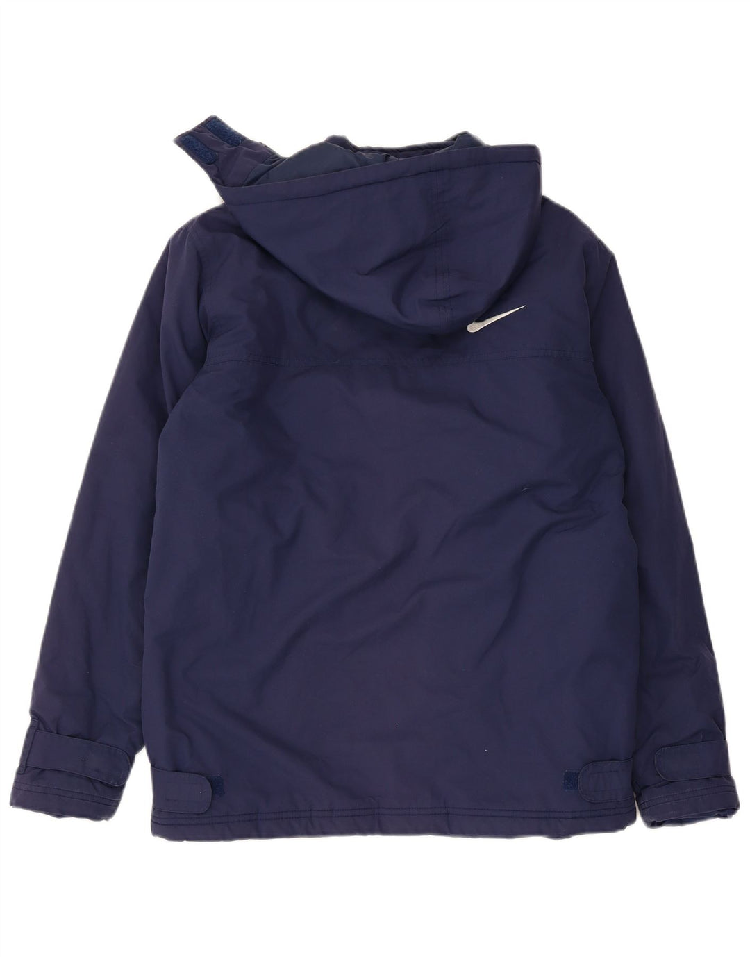 Giacca a vento con cappuccio Nike da bambino 13-14 anni XL blu navy in poliestere