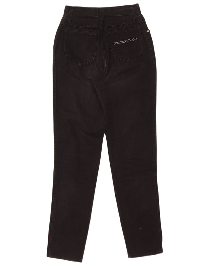Jeans affusolati da donna Roccobarocco W27 L31 cotone nero