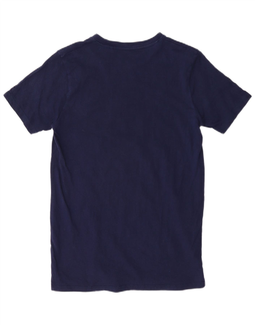 T-shirt grafica da uomo Champion Top piccola in cotone blu navy