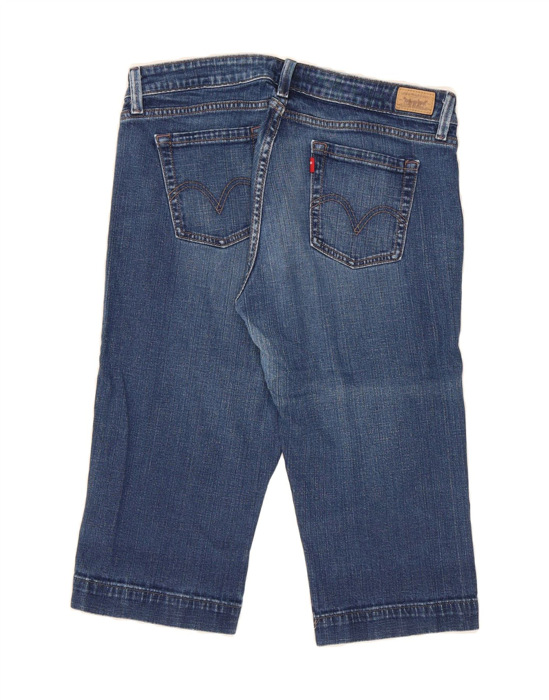 LEVI'S Womens 545 715 Denim Shorts US 12 Large W32  Blue Cotton Vintage Levi's and Second-Hand Levi's from Messina Hembry 
