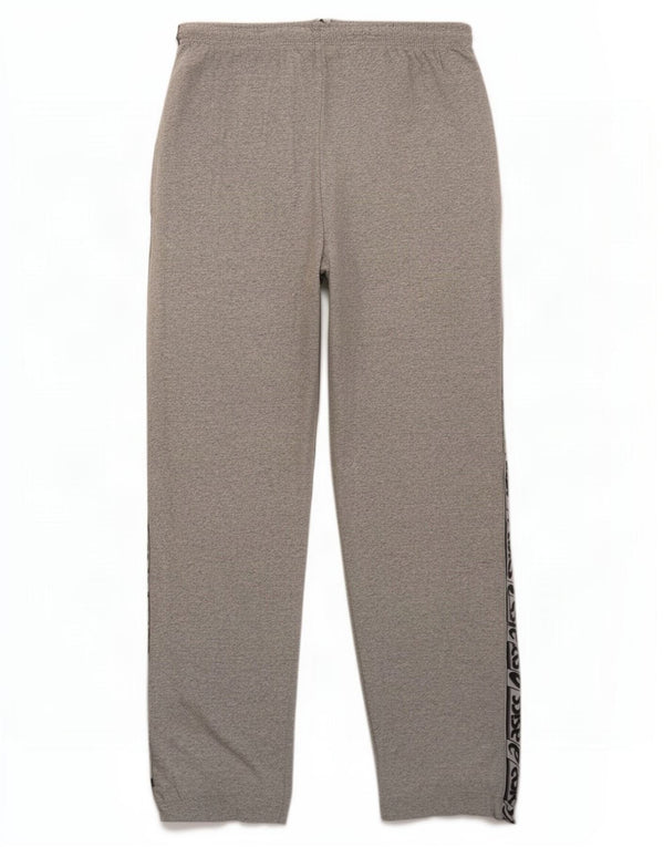 Pantaloni da tuta grafica da uomo Asics in cotone grigio medio