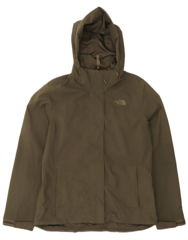 Giacca a vento con cappuccio da donna The North Face UK 14 Medium Khaki
