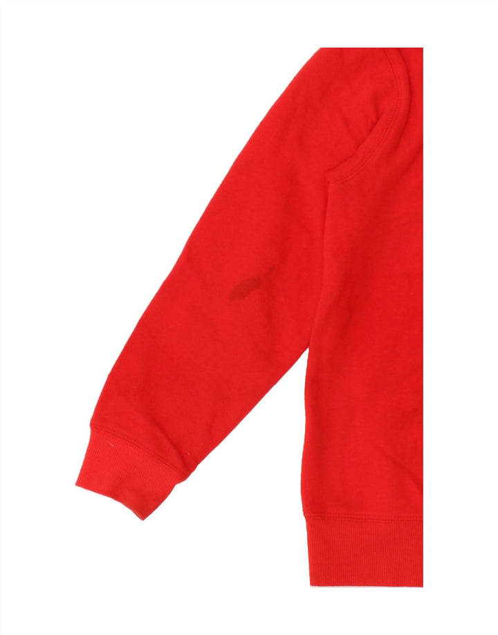 CHAMPION Womens Graphic Sweatshirt Jumper UK 12 Medium Red Cotton Vintage Champion and Second-Hand Champion from Messina Hembry 