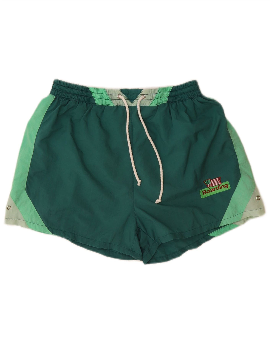 Pantaloncini da bagno per ragazzi SWASH 11-12 anni Poliammide color block verde medio