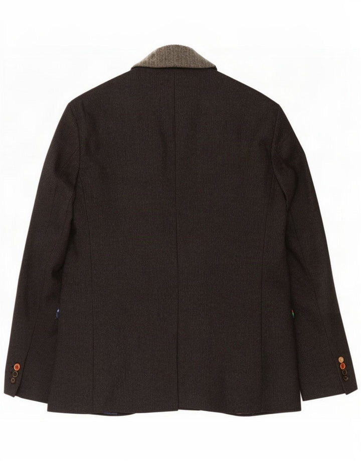 Desigual Giacca blazer da uomo a 2 bottoni taglia 56 XL Poliestere grigio