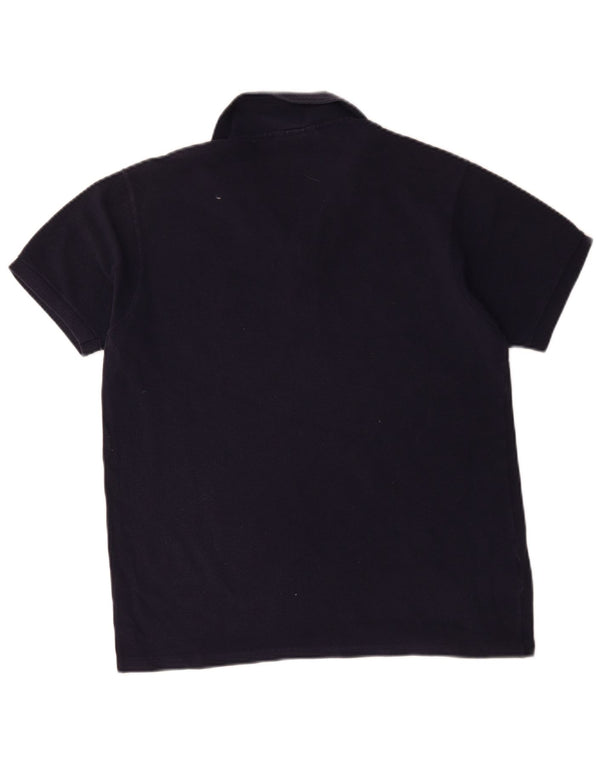 Polo da uomo Lacoste vestibilità classica taglia 4 cotone medio blu navy
