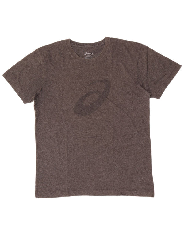 T-shirt grafica da uomo Asics grande grigia