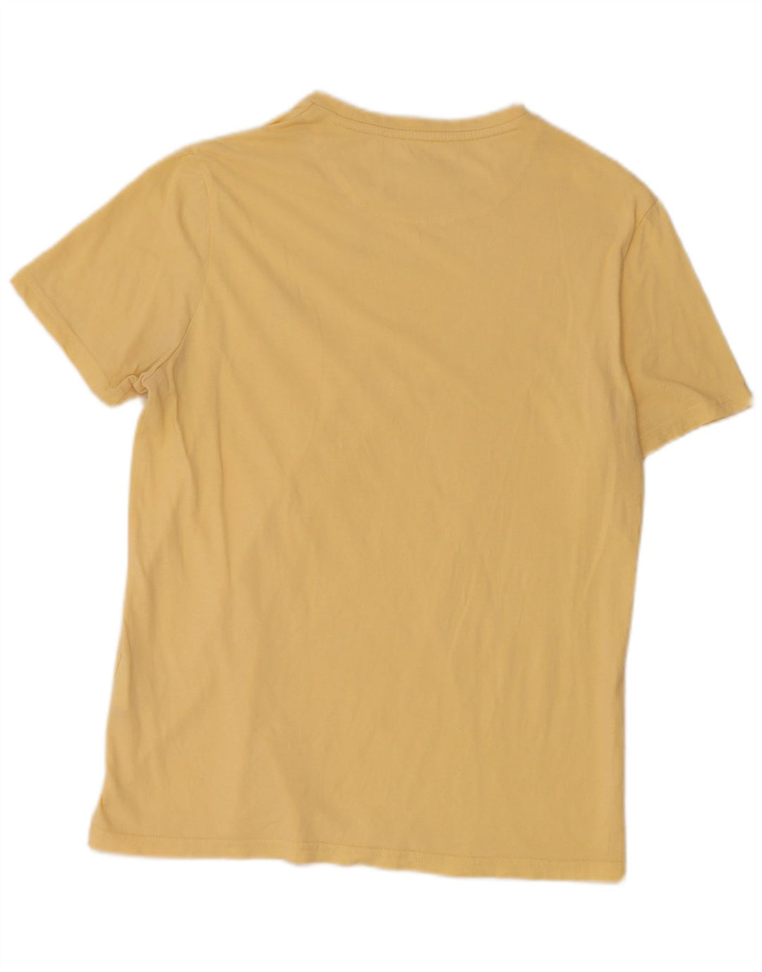 T-shirt da uomo LYLE & SCOTT Top piccola in cotone giallo
