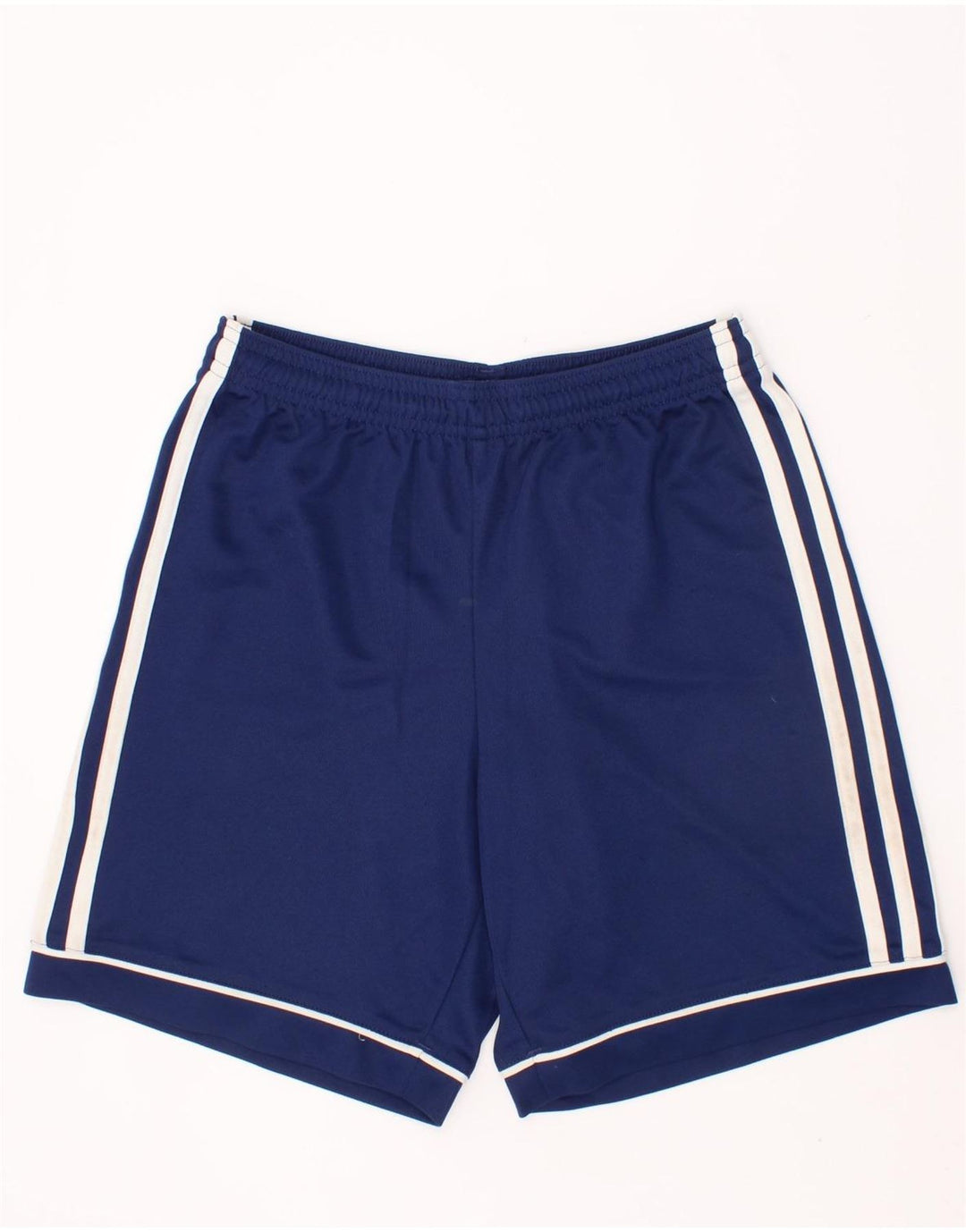 ADIDAS Boys Climalite Sport Shorts 11-12 Years Navy Blue Polyester Vintage Adidas and Second-Hand Adidas from Messina Hembry 