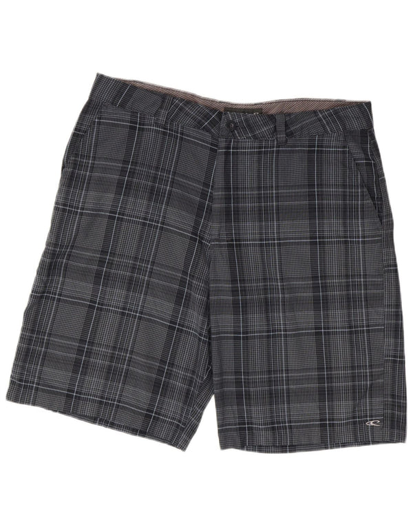 Pantaloncini chino da uomo O'Neill W38 XL poliestere scozzese blu navy