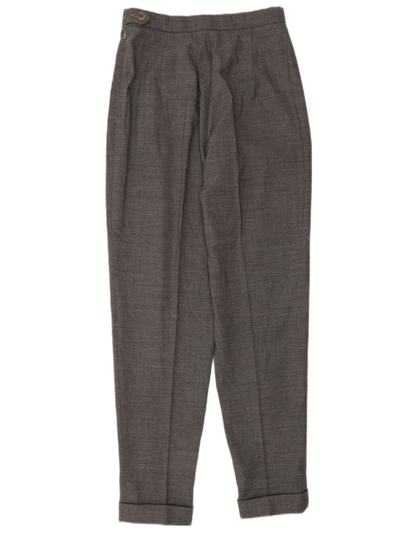 Pantaloni da abito affusolati a vita alta da donna Peserico IT 42 Medium W26 L30 Grigio